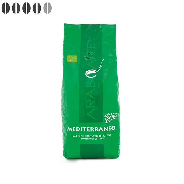 Arabicaffè Mediterraneo Italiaanse BIO koffiebonen 1kg - Arabicaffe - Koffiestore.nl