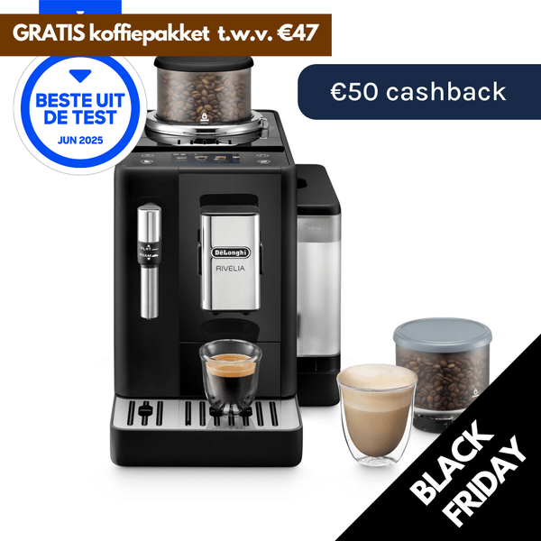 De'Longhi Rivelia Onyx Black EXAM440.35.B - De'Longhi - Koffiestore.nl
