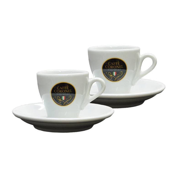 zeemijl spion Geef energie Caffè Coronel Italiaanse Espressokopjes 2 stuks | Koffiestore.nl