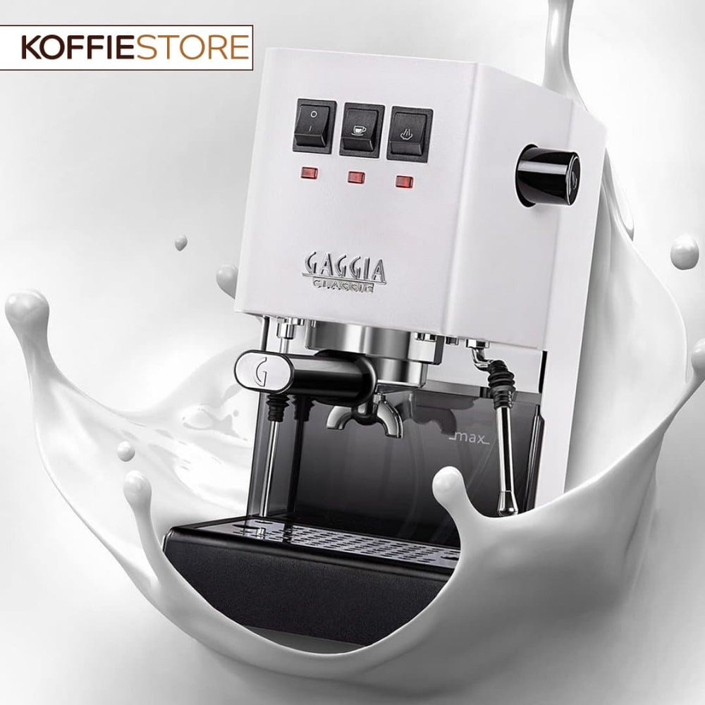 GAGGIA Classic evo pro バリスタセット Gaggia Classic Evo Pro - Polar White Halfautomaat kopen?