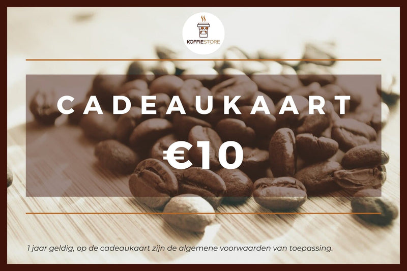 Koffiestore cadeaukaart - Koffiestore.nl - Koffiestore.nl