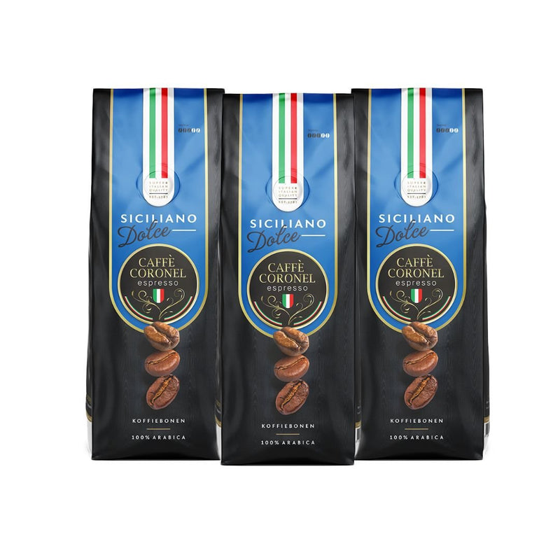 Siciliano Dolce 3kg - Caffè Coronel - Koffiestore.nl